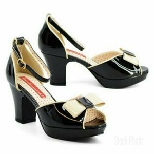 B.A.I.T. Betty Peep Toe Heels Shoes